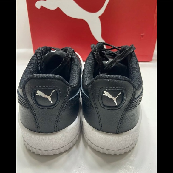 NEW Puma Women's Carina Low Top Lace Up Shoes Sneakers Black Size 8.5 - Picture 4 of 9